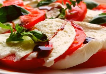 Salade de tomates et mozzarella
