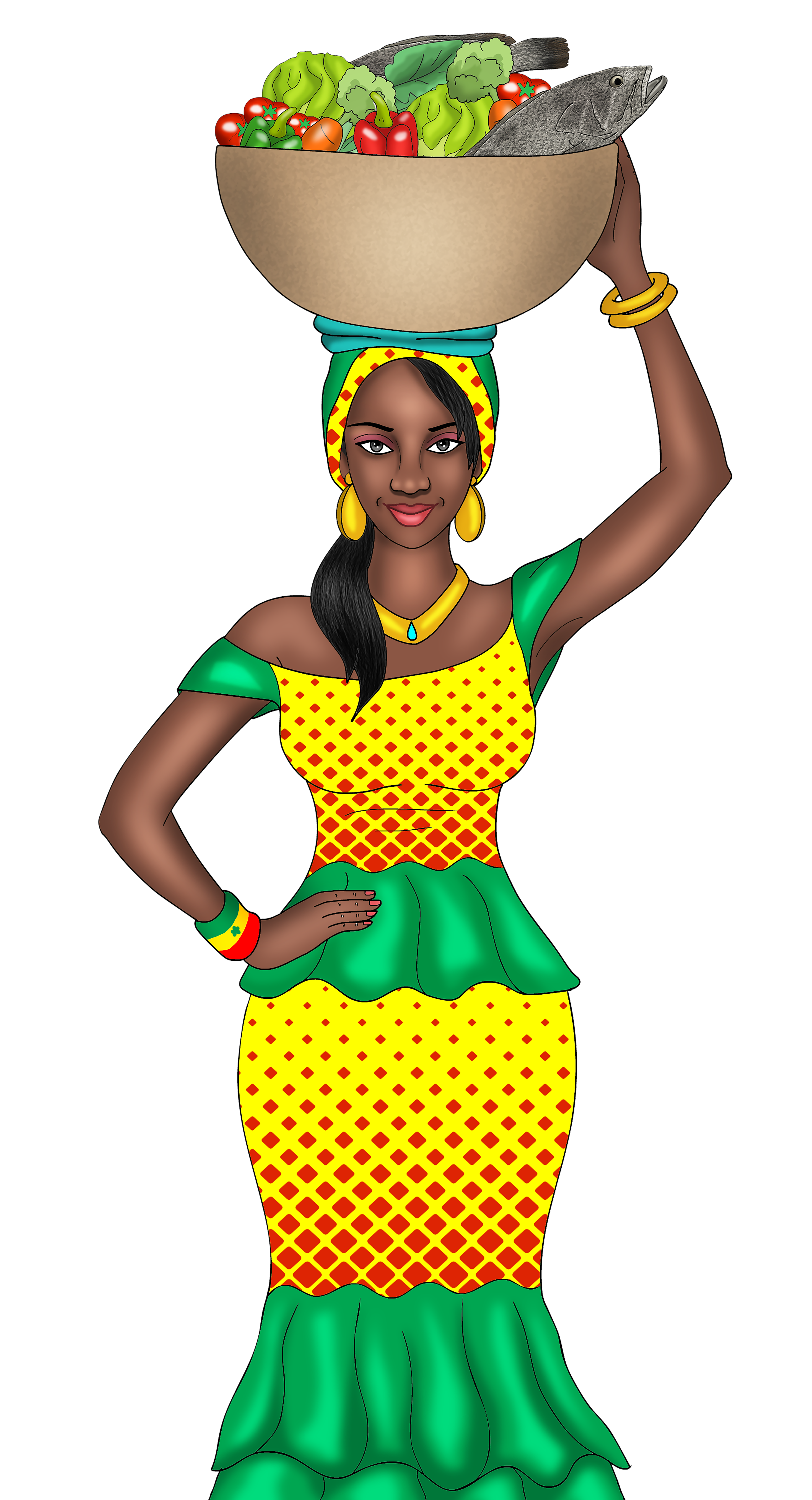 femme au marche - blog